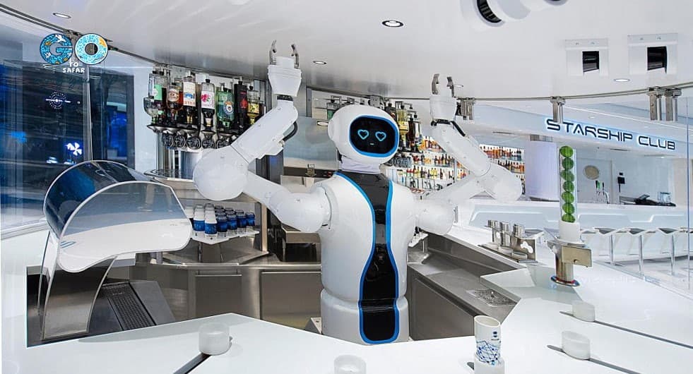 Bir Kruvaziyer Gemisindeki İlk Denizci Robot